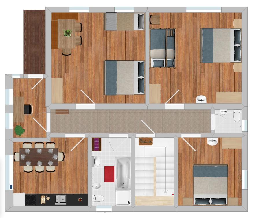 Villa Erica Abtei Zimmer foto